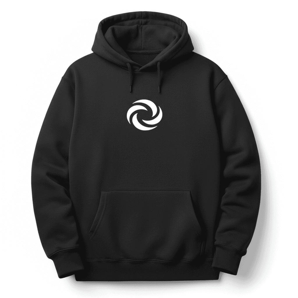 White Swirl Hoodie